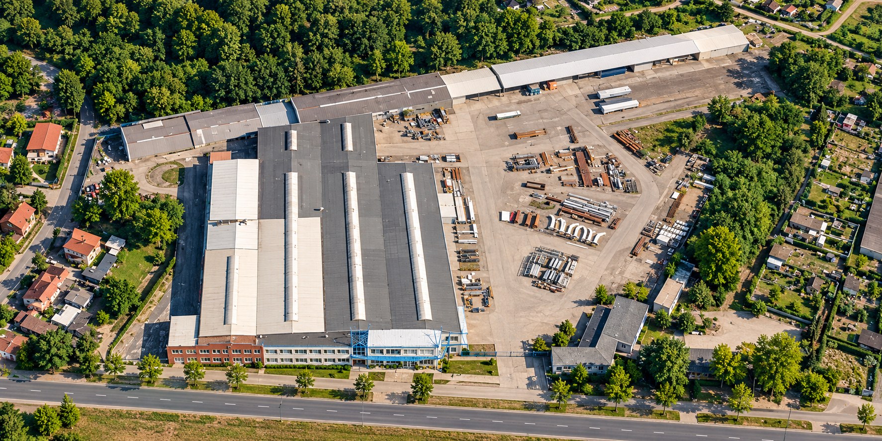 Luftbild Gewerbequartier Barth – 35.200 m² Gewerbegelände an der Chausseestraße 41