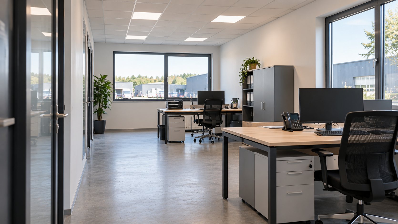 Büro mieten in Barth – helle Büroräume im Gewerbequartier